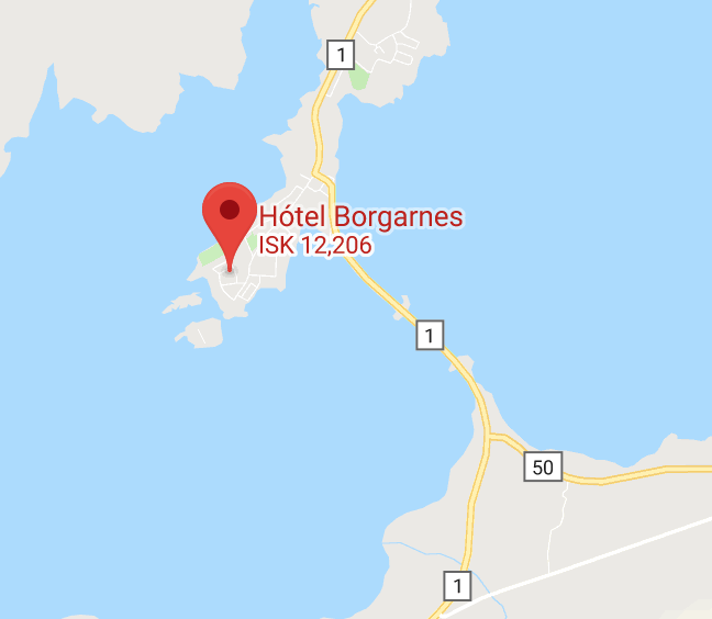 Google Image of Hotel Borgarnes Location